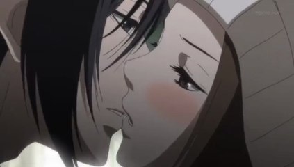 She didn't believe he loves her so he kissed her