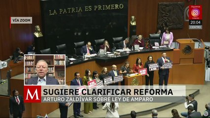 Arturo Zaldívar propone aclarar reforma a la Ley de Amparo para evitar retroactividad