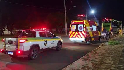 Motociclista fica ferido em acidente com três veículos na Avenida Assunção e é preso por embriaguez