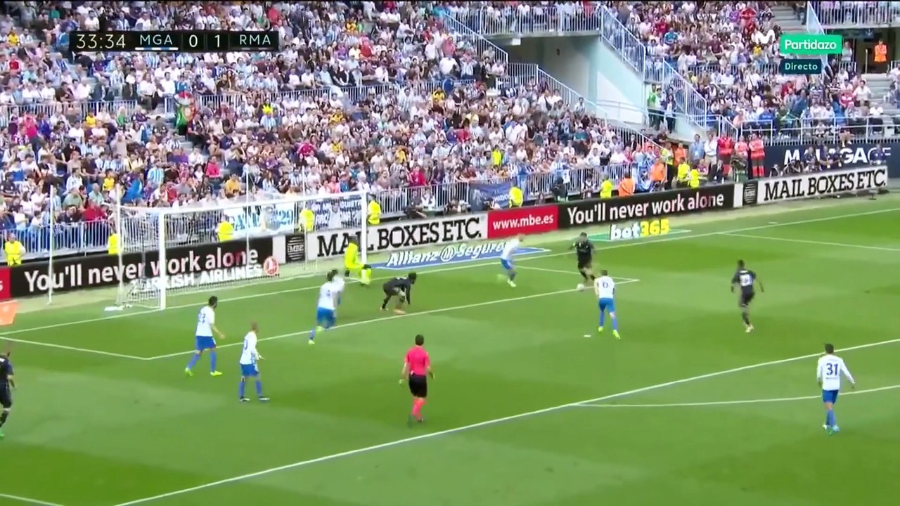 21/5/2017 Malaga C.F.- Real Madrid (0-2) Liga