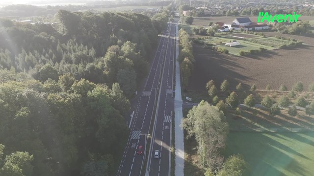 Le Brabant wallon vu du ciel : d’une longueur de 4,2 km, la cyclostrade entre Wavre et Louvain-la-Neuve