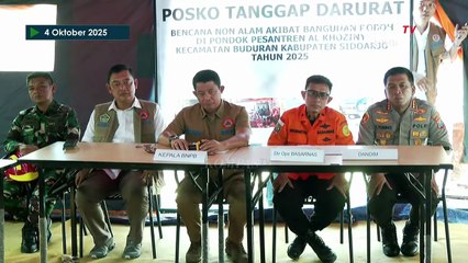 [FULL] Terbaru! BNPB Ungkap Proses Pencarian dan Identifikasi Korban Ponpes Ambruk di Sidoarjo
