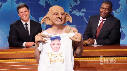 Bowen Yang Suffers Malfunction During SNL’s Weekend Update Segment _ E! News