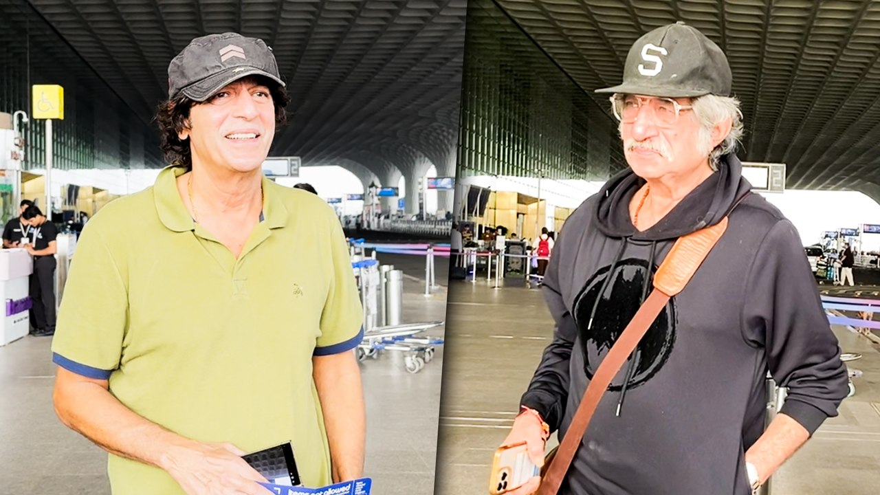 Shakti Kapoor & Chunky Panday: The OG Bads Of Bollywood Get Snapped At The Mumbai Airport!