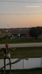 Neighbors Start 'War' Over Halloween Decorations. The Results Have Gone Viral (Exclusive)