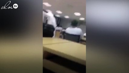 بالفيديو: أكاديمي سعودي يهدد طلابه بالرسوب في الامتحان