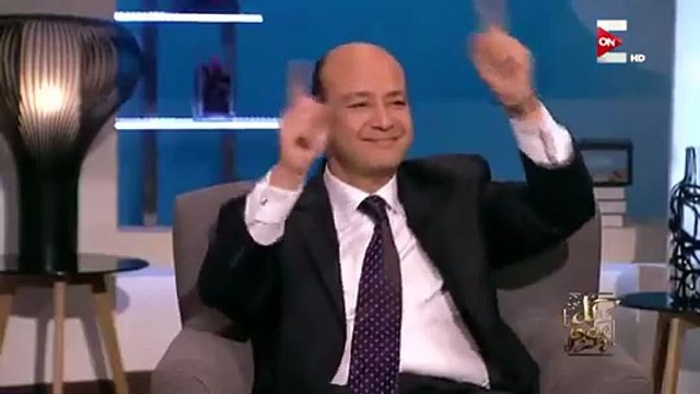 شاهدي مي عز الدين وعمرو أديب يرقصان على أغاني المهرجانات