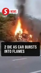 Two die in fiery Butterworth car crash