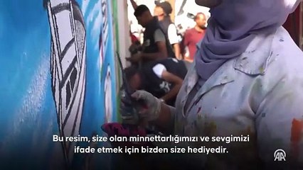 Gazze'deki Filistinlilerden Küresel Sumud Filosu'ne destek mesajı