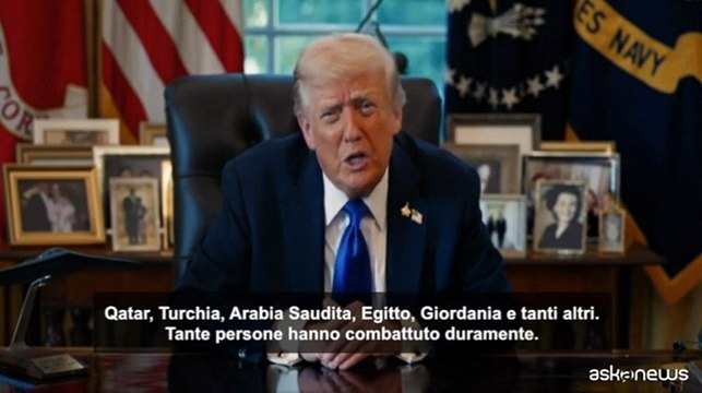 M.O., Trump: Siamo molto vicini alla pace, è giorno speciale