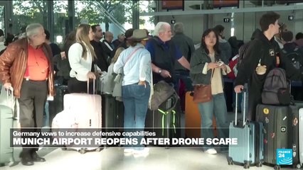 Flights resume 'progressively' at Munich airport after drone scare