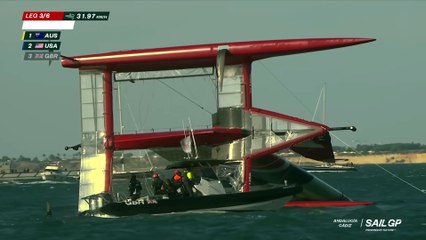 SailGP 2025 / CHAVIREMENT D'UNE ÉQUIPE DANS LA DERNIÈRE COURSE  Finale du Grand Prix de voile d'Espagne 2021