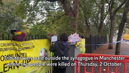 ‘They won’t divide us’: Manchester community comes together to mourn victims of synagogue terror attack
