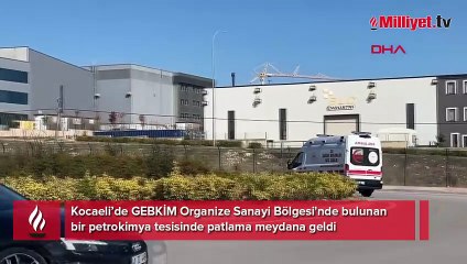 Kocaeli'de fabrikada patlama! İki işçi yaşamını yitirdi