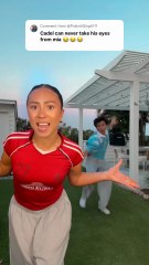 Can’t believe he did that… 🤣😭 VIRAL TIKTOK DANCE 🕺💀 Cadel and Mia #shorts #dance