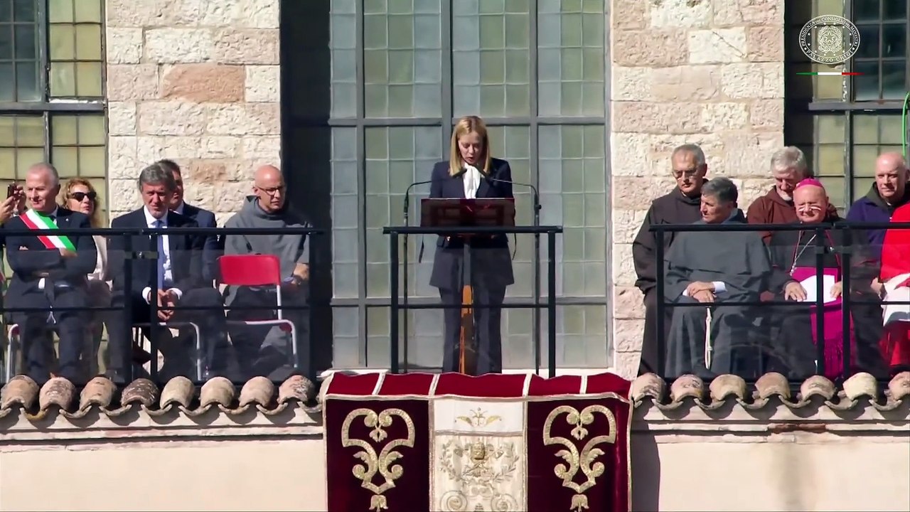 Meloni - Cerimonia per la festa di San Francesco (04.10.25)