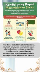 Apa saja kondisi yang dapat menimbulkan Stres