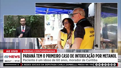 Paraná confirma primeiro caso suspeito de intoxicação por metanol