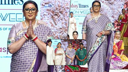 Bombay Times Fashion Week: Senior BJP Leader & On-Screen Tulsi Aka Smriti Irani Walks The Ramp!