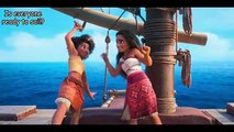 Moana 2 - Moana And Her Crew In The Ocean Scene