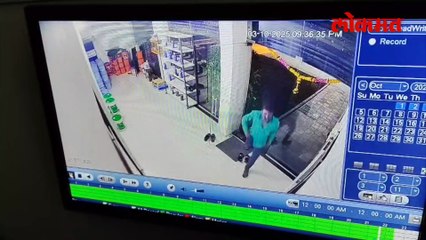 पिस्तूलचा धाक दाखवून पेट्रोल पंपावर दरोडा; २ लाख लुटले, चोरीचा थरार CCTV मध्ये कैद
