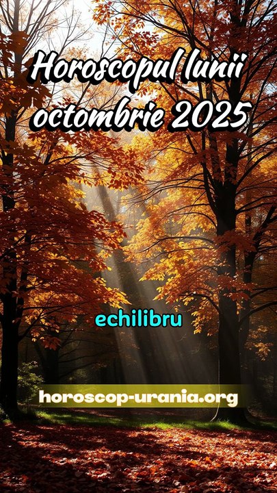 Horoscopul lunii octombrie 2025 - oferit de horoscop-urania.org