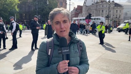 Arrests made as Pro-Palestine Action demo goes ahead in Trafalgar Square