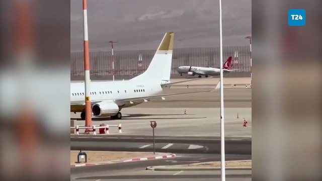 Küresel Sumud Filosu'ndaki Türk ve yabancı aktivistleri taşıyan uçak İsrail'in Ramon Havalimanı'ndan İstanbul'a hareket etti