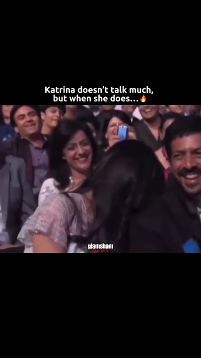 She may stay quiet, but when Katrina speaks, it's pure savage elegance 🔥✨  #glamsham #katrinakaif #bollywoodqueen #witandcharm #iconicmoments #bollywoodvibes #celebritystyle #queenenergy  glamsham, katrina kaif, bollywood queen, wit and charm, iconic mom