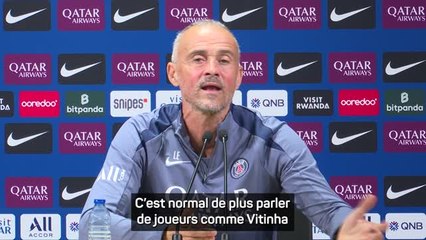 PSG - Luis Enrique : "Vitinha est l'un des deux meilleurs milieux de terrain au monde"