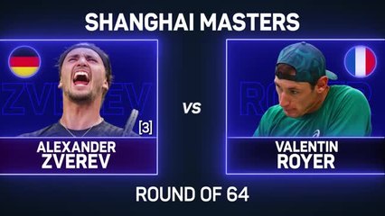 Zverev overcomes late injury scare in Shanghai opener