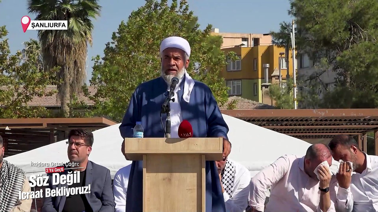"Ortak Çağrı - Söz Değil İcraat Bekliyoruz!" Molla İbrahim Halil Kaplan’ın Konuşması - Şanlıurfa