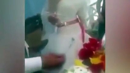 بالفيديو.. أقصر زيجة في التاريخ.. لن تصدقي كيف ردّ العريس على مزاح عروسته
