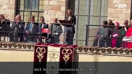 Meloni: "Piano di pace Trump squarcia le tenebre"