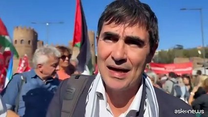 Gaza, Fratoianni al corteo: Meloni si vergogni, piazze le fanno paura