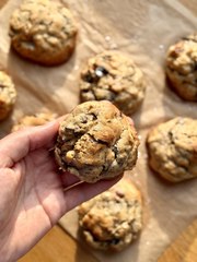 Cookies façon Levain Bakery | Recette New-Yorkaise Cookies XXL Croustillants et Fondants