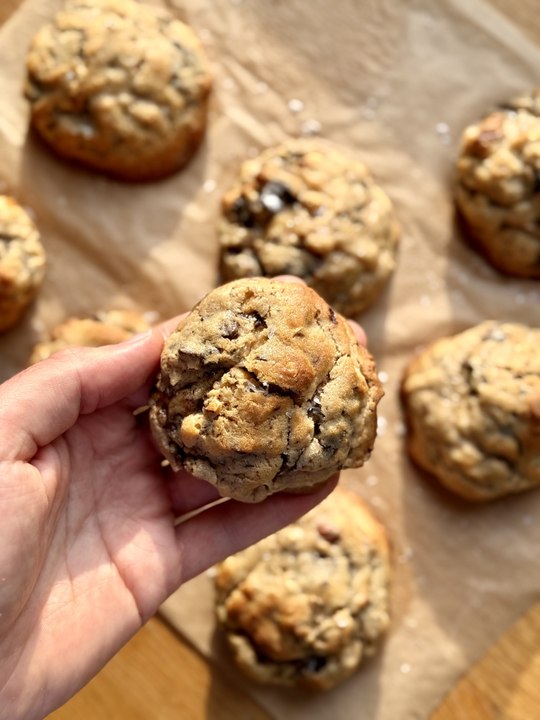 Cookies façon Levain Bakery | Recette New-Yorkaise Cookies XXL Croustillants et Fondants