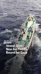 Vessel Joins New Aid Flotilla Bound For Gaza
