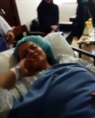 بالفيديو: لجين عمران في لحظة مؤثّرة من داخل غرفة العمليات