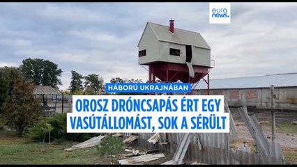 Az oroszok ukrán vasútállomást, az ukránok orosz olajfinomítót támadtak