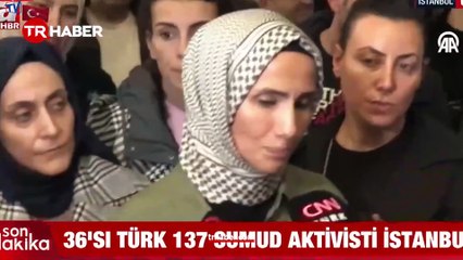 Sümeyye Erdoğan Bayraktar, Sumud Filosu'nu karşıladı