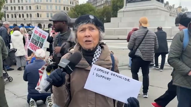 Daughter of Holocaust survivor speaks out at Palestine Action protest