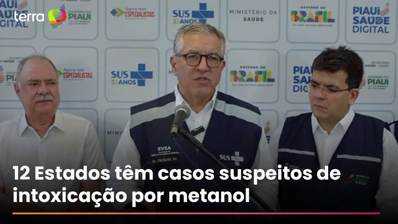 Intoxicação por metanol chega a 127 casos notificados em 12 Estados