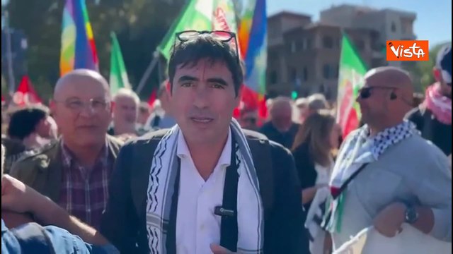 Fratoianni al corteo pro Gaza: In piazza con una marea umana, quella della dignità