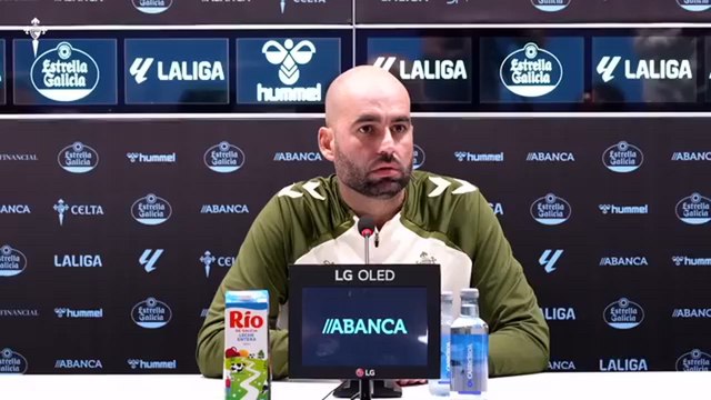 GIRALDEZ, RUEDA DE PRENSA COMPLETA HOY previa al RC CELTA DE VIGO vs. ATLÉTICO DE MADRID