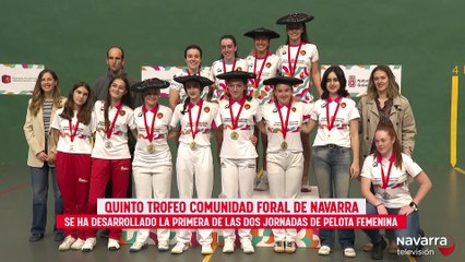 El V Trofeo Comunidad Foral conoce a sus primeras campeonas