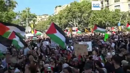 موج تظاهرات گسترده در اروپا علیه جنگ غزه؛ ده‌ها هزار نفر در رُم، بارسلون و لندن به خیابان‌ها آمدند
