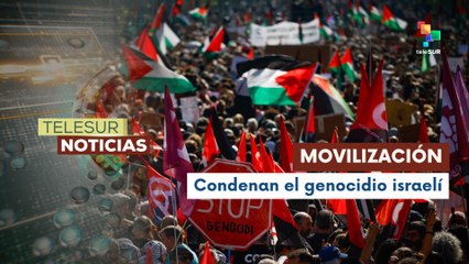 Países europeos se movilizan a favor del pueblo palestino