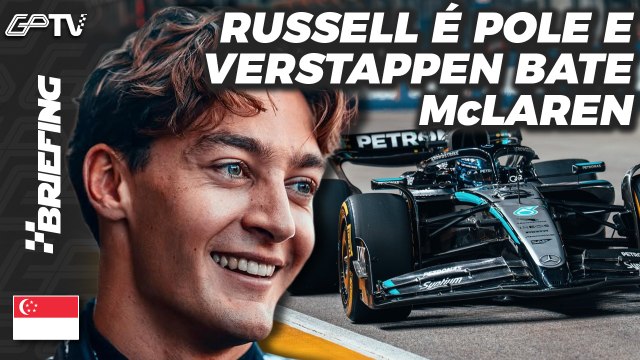 GRID DE LARGADA da F1 em SINGAPURA: RUSSELL POLE, VERSTAPPEN 2º | BRIEFING [grande premio]