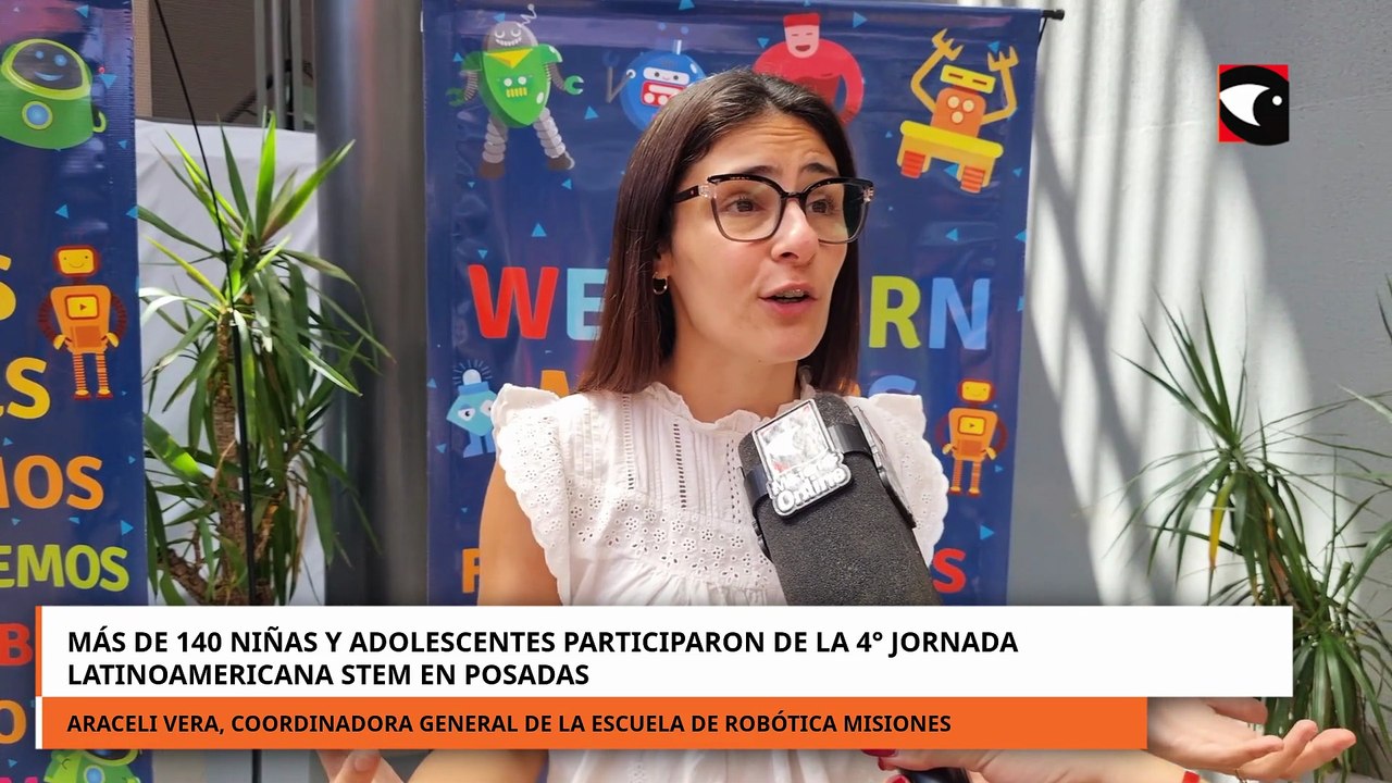 Más de 140 niñas y adolescentes participaron de la 4° Jornada Latinoamericana STEM en Posadas